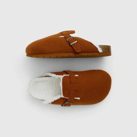 Gap Kids Sherpa  Cozy Clogs size 3/ 4 US - Picture 1 of 7